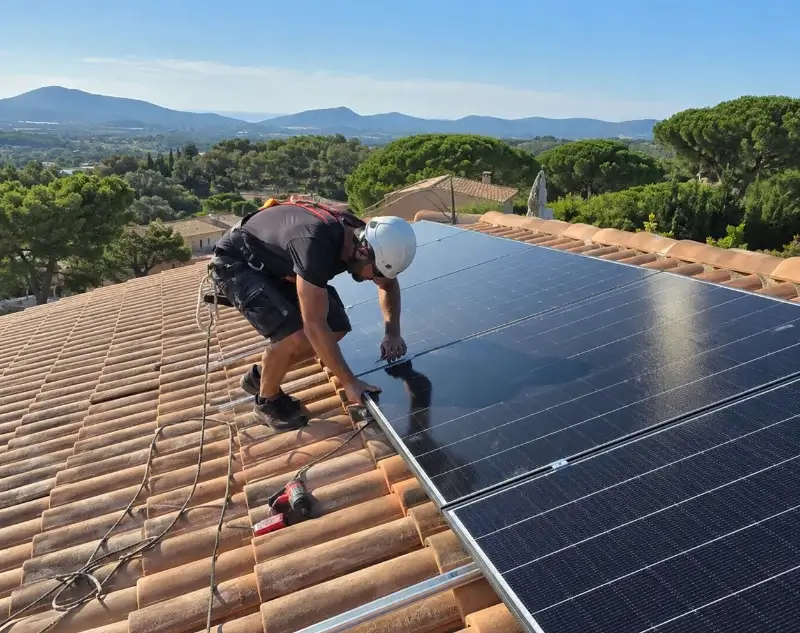 Installateur panneaux solaires Idron — pose photovoltaïque sur toiture