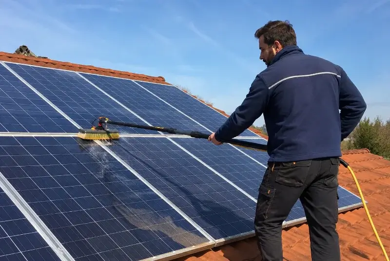 Nettoyage et entretien de panneaux solaires à Idron
